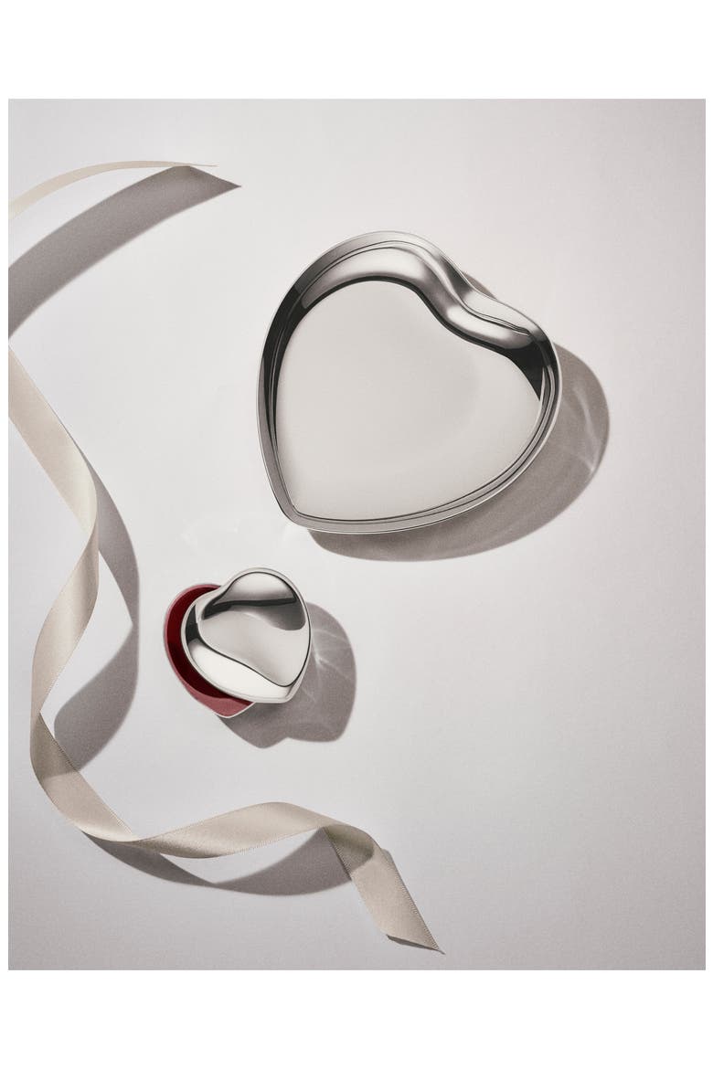 Heart Tray, Alternate, color, SILVER