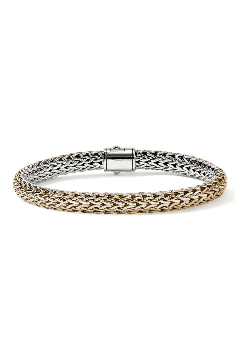 Icon Reversible Bracelet, 6.5mm, Alternate, color, SILVER AND GOLD