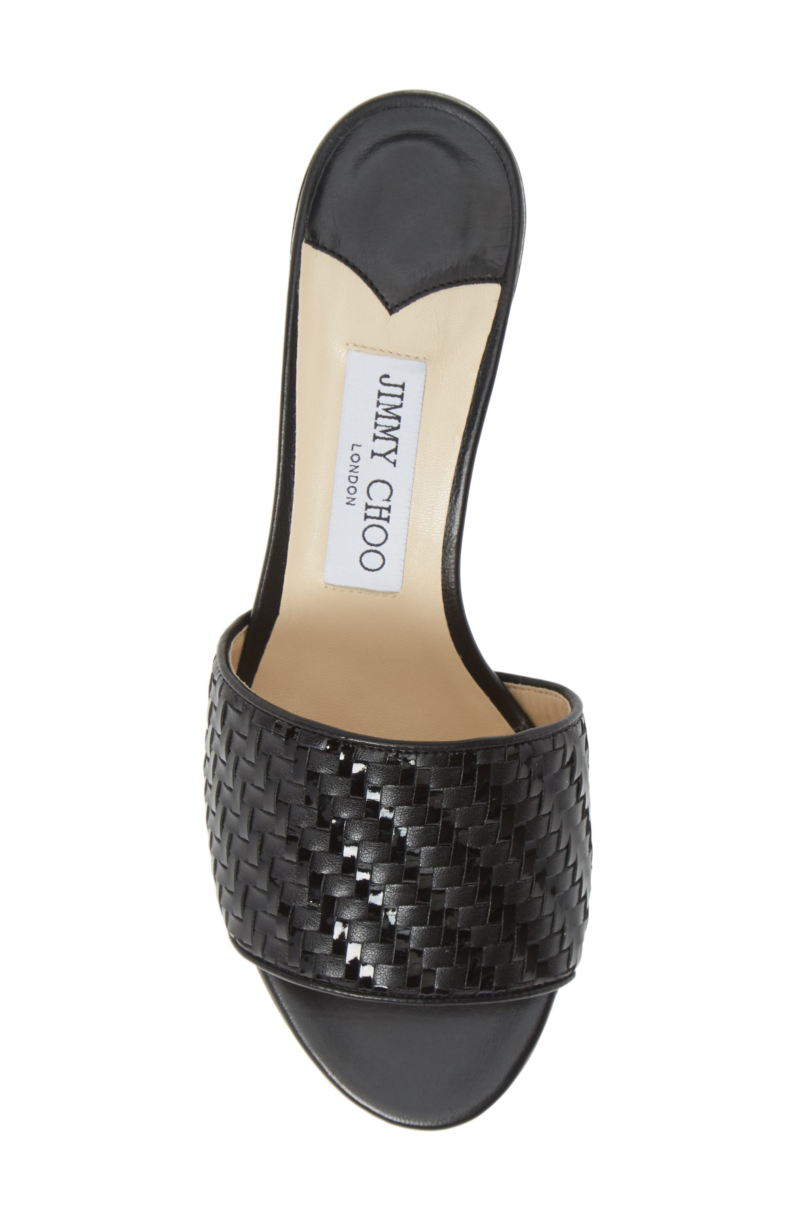 Jimmy Choo Joni Woven Slide Sandal, Alternate, color, 