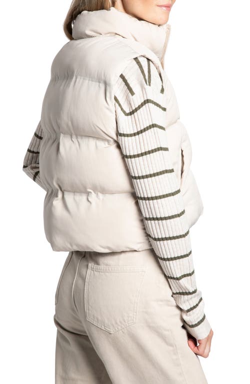 Thread & Supply Issey Puffer Vest In White
