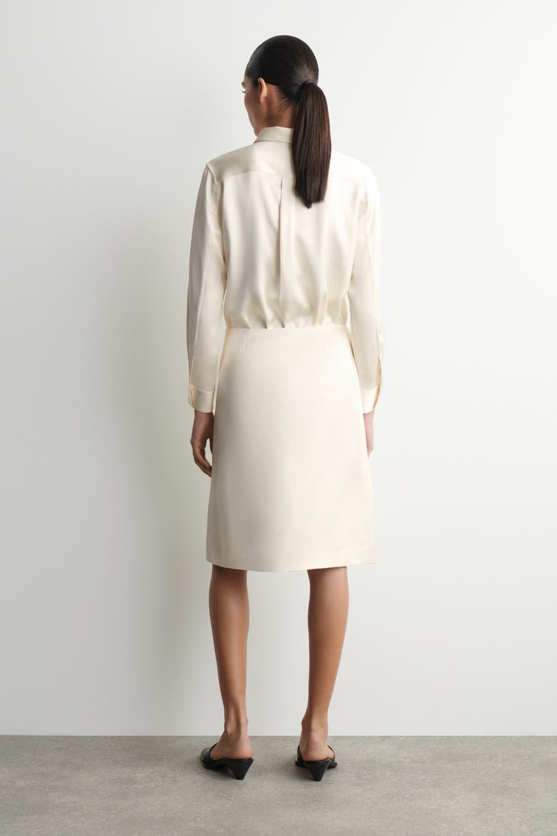 Satin Wrap Skirt (Women) | Nordstrom
