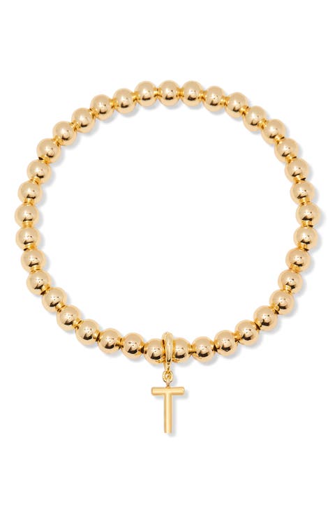 Makenna Initial Charm Bracelet