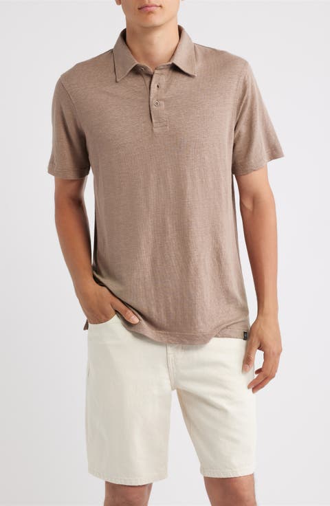 Bryce Classic Short Sleeve Stretch Linen Polo