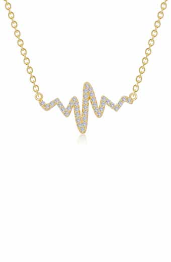 Lafonn Heartbeat Pendant Necklace