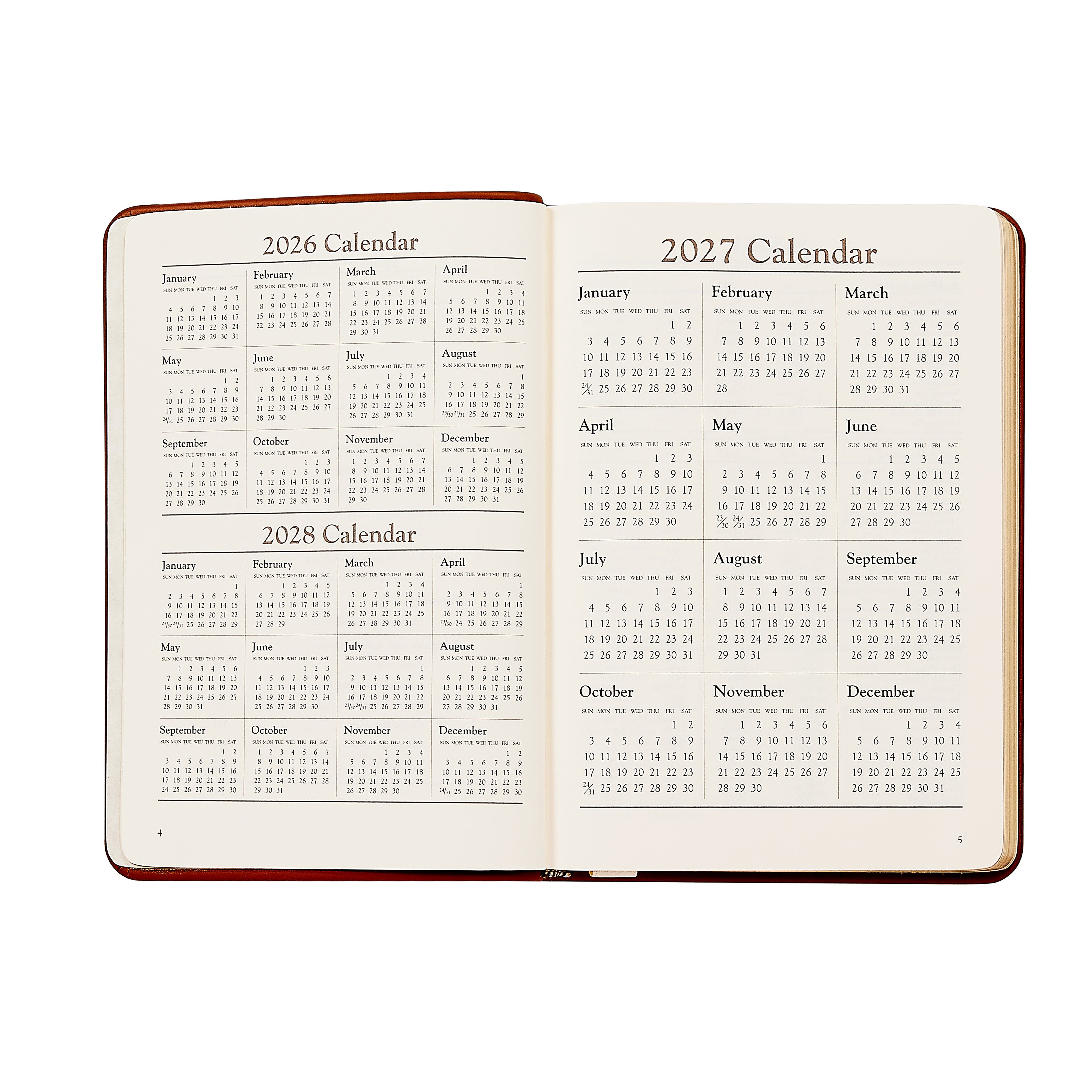 Graphic Image 2027 Leather Daily Journal | Nordstrom