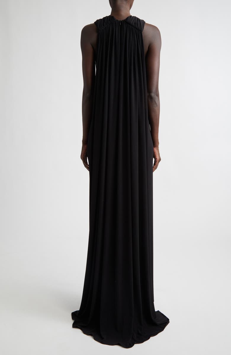 Brandon Maxwell The Presley Mantle Gown, Alternate, color, Black
