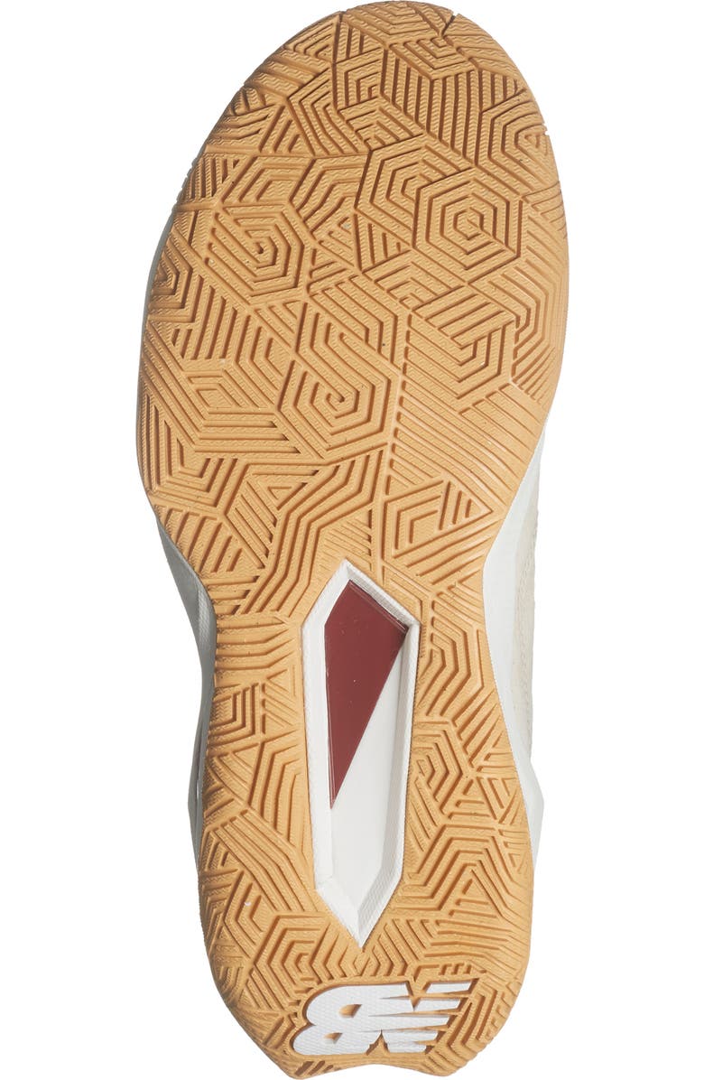 New Balance Coco Delray Tennis Shoe, Alternate, color, Bisque/ Monarch Burgundy