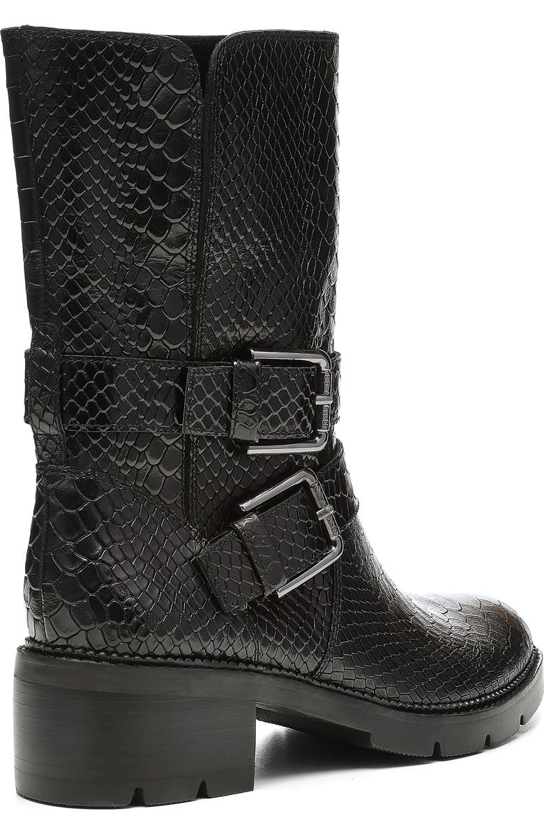 Donald Pliner Saraya Snakeskin Embossed Bootie, Alternate, color,