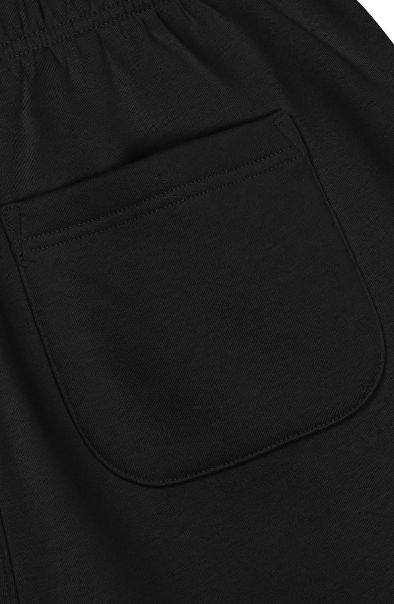 Dalix Astronaut Midweight Fleece Relaxed Track Pants, Alternate, color, Black