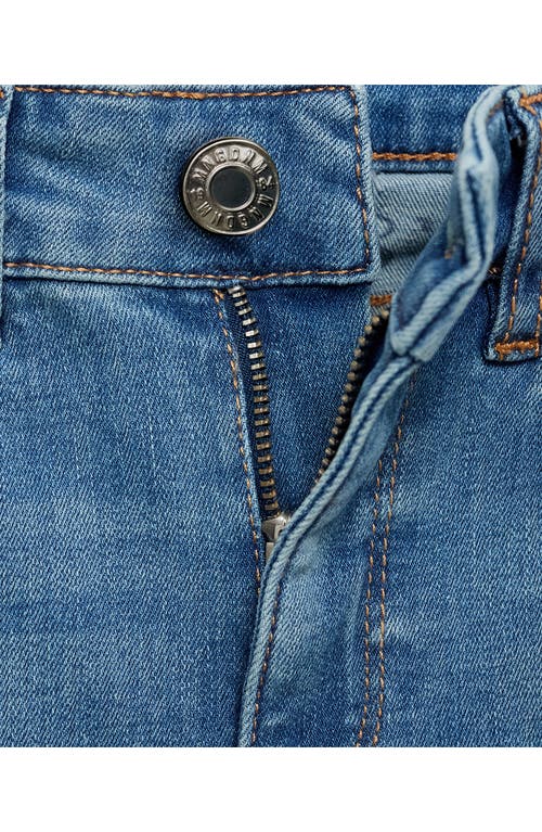 Mango Low Rise Push-up Skinny Jeans In Medium Blue