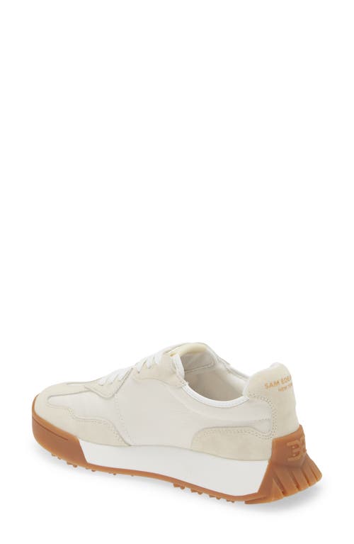 Shop Sam Edelman Langley Sneaker In White/blush/coral