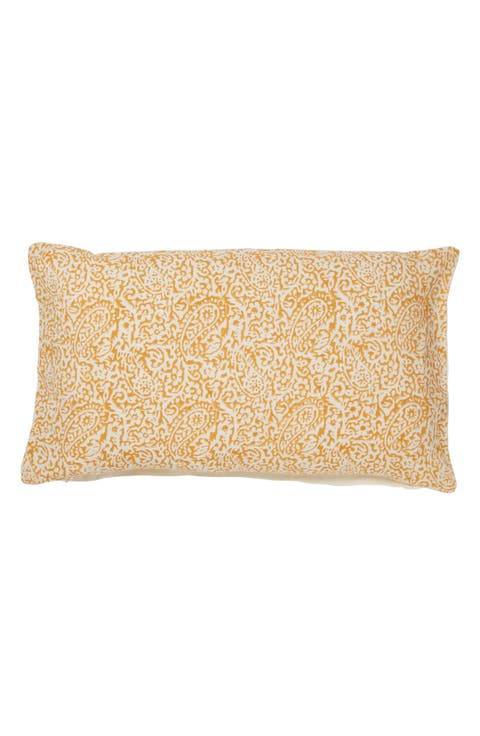 Paisley Block Throw Pillow