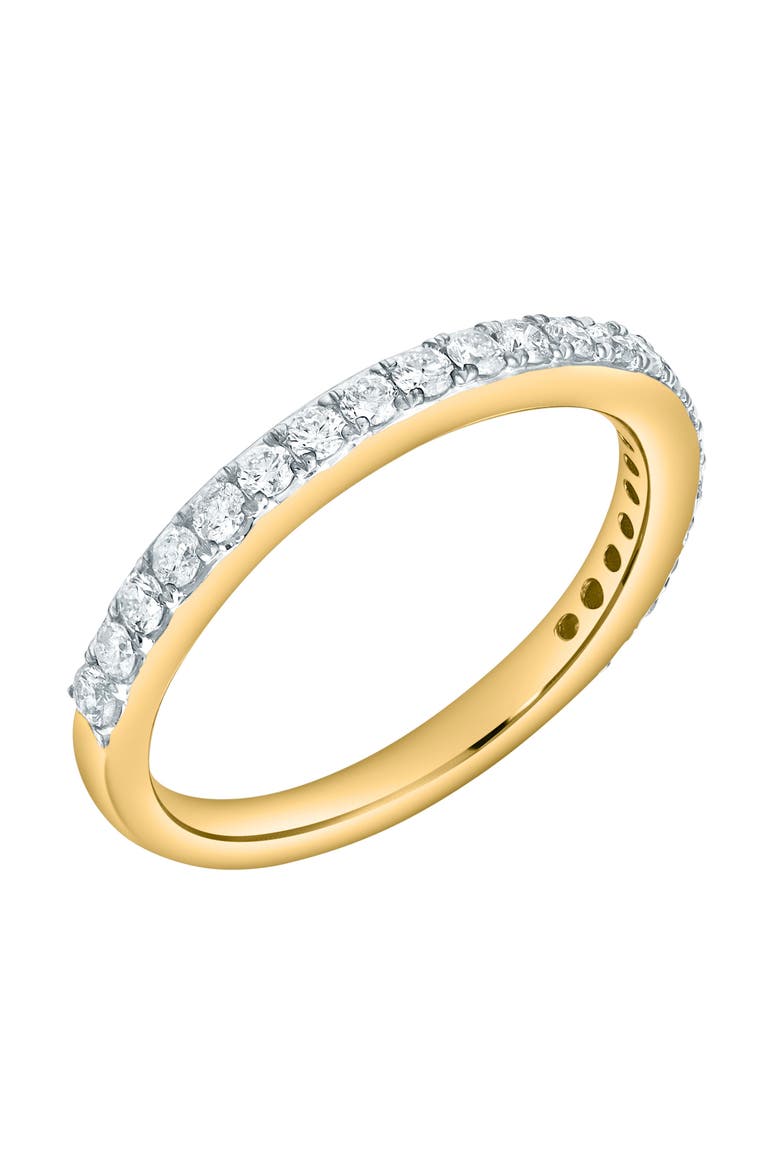 Sabrina 0.50 Cts Natural Diamond Band 14K Gold Ring, Alternate, color, 14K Yellow Gold