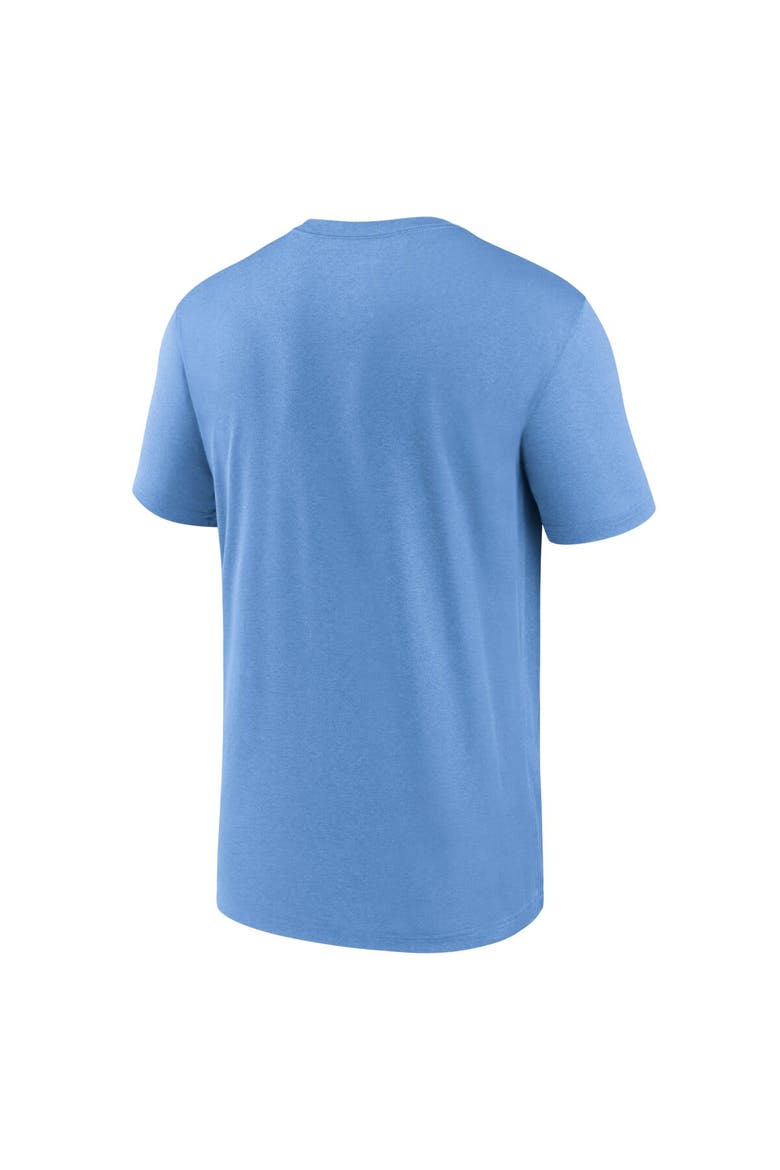 Men's Nike  Light Blue Tampa Bay Rays Legend Fuse Large Logo Performance T-Shirt, Alternate, color, Light Blue