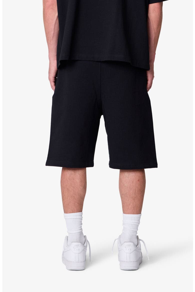 Heavy Basic Cotton Sweatshorts, Alternate, color, BLACK