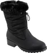 Trotters Bryce Faux Fur Trim Winter Boot