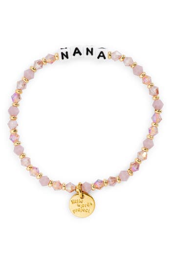 LITTLE WORDS PROJECT LITTLE WORDS PROJECT 'NANA' BEADED STRETCH BRACELET 