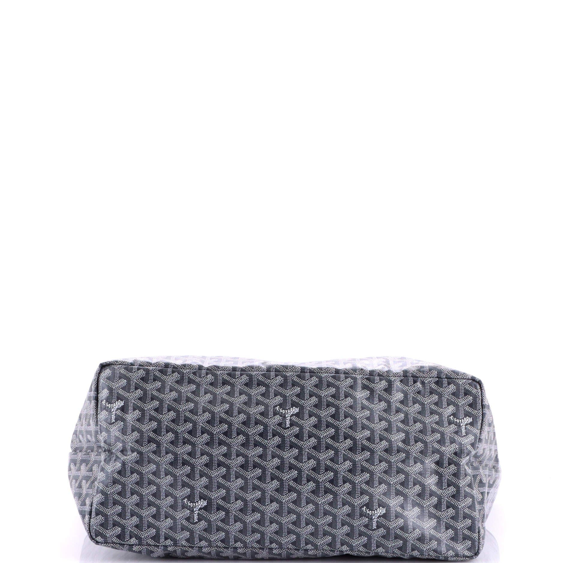 Pre-Owned Goyard Saint Louis Tote Coated Canvas GM, Alternate, color, Gray