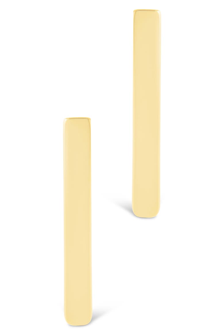 Robyn Pointed Hoop Earrings, Alternate, color, GOLD