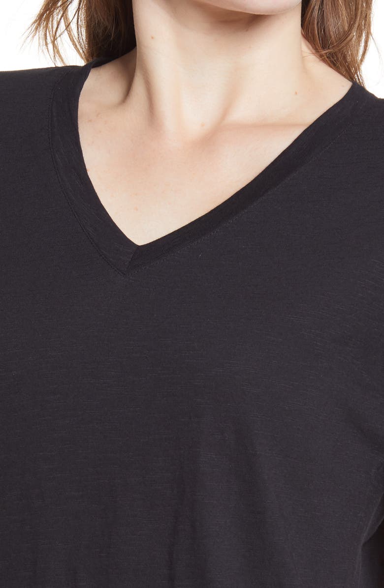 Caslon<sup>®</sup> Easy Short Sleeve T-Shirt, Alternate, color, 