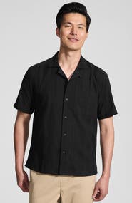 Lands' End Short Sleeve Camp Collar Hawaiian Shirt