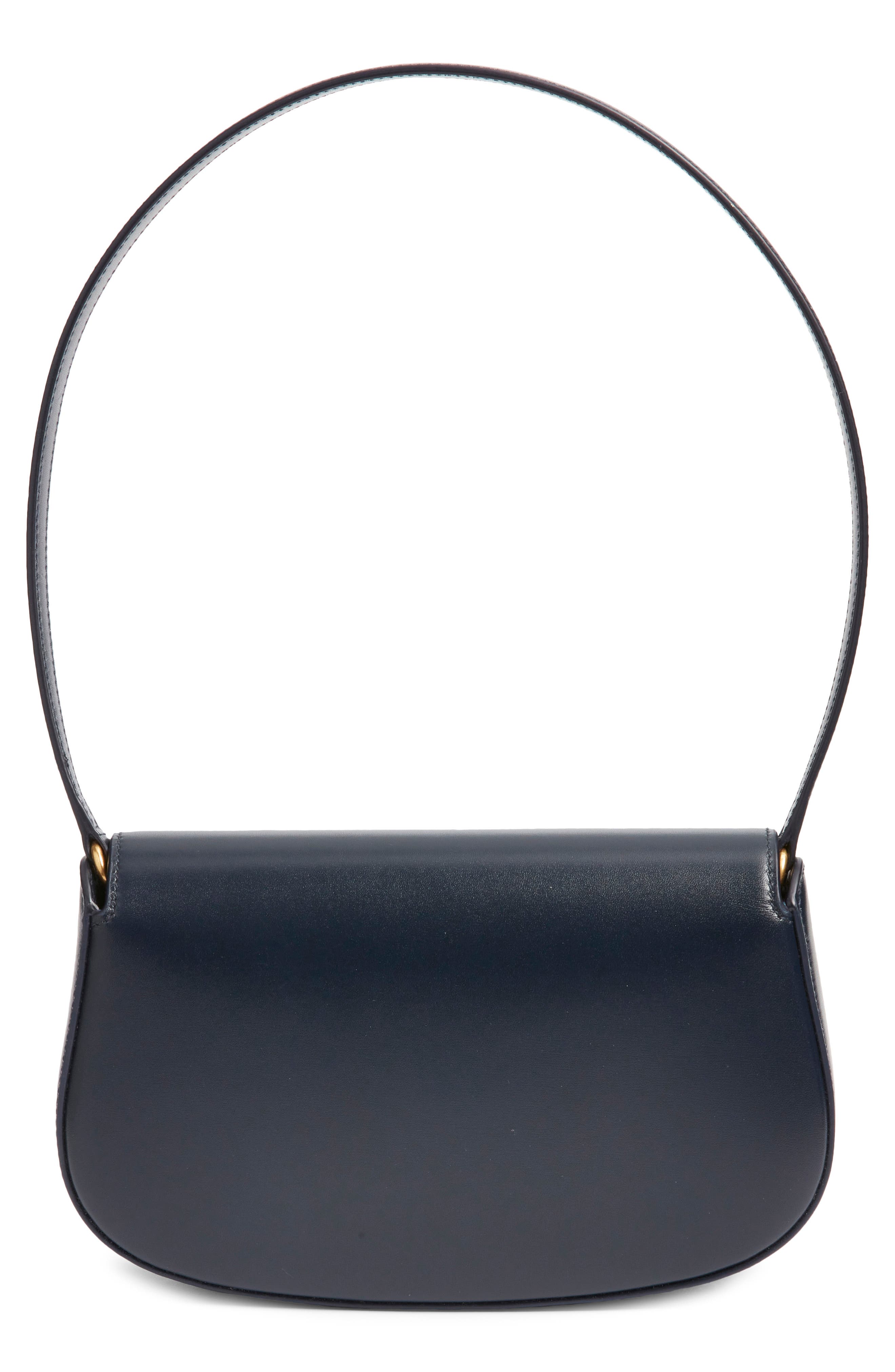 Mini Voltaire Leather Shoulder Bag, Alternate, color, DEEP BLUE