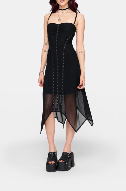 Virella Mesh Cami Midi Dress