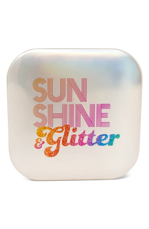 Sunshine & Glitter Kids' Highlighter Shimmer Compact In Pink