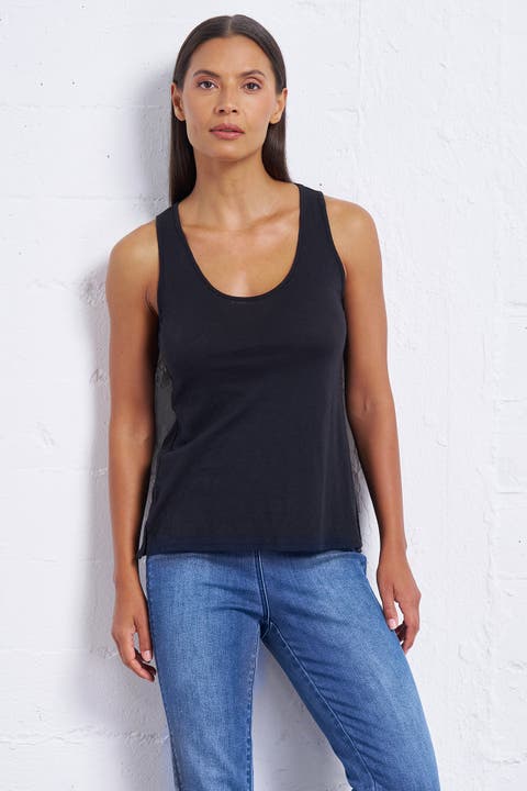 Slub Jersey A-Line Tank