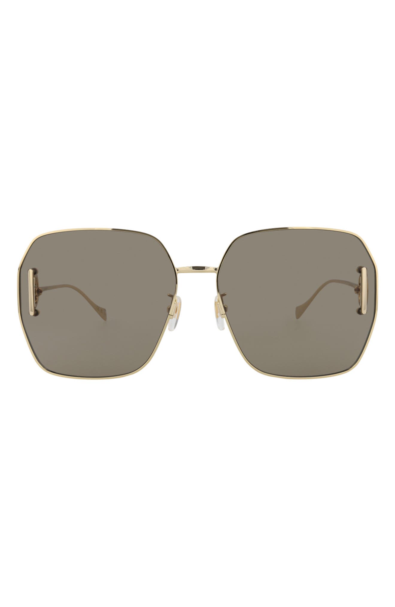 Gucci 64mm Novelty Square Sunglasses