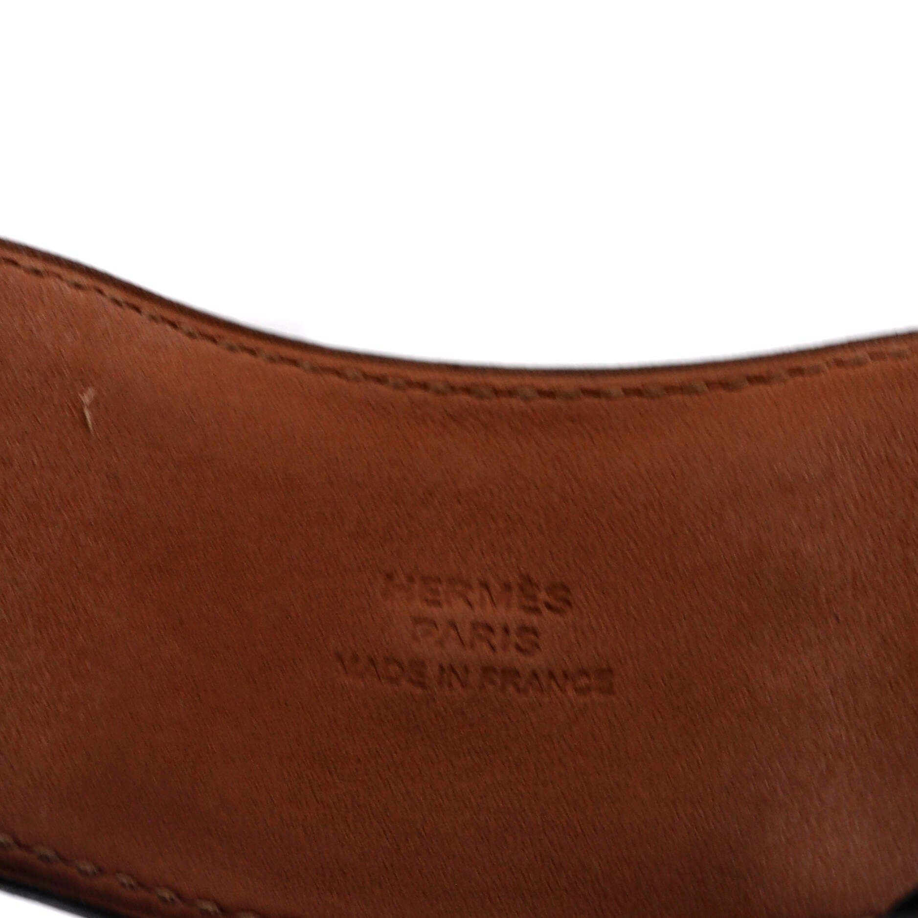 Pre-Owned Hermes Collier de Chien Bracelet Leather, Alternate, color, Black