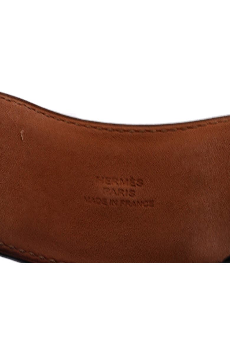 Pre-Owned Hermes Collier de Chien Bracelet Leather, Alternate, color, Black