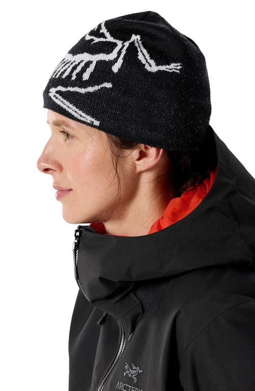 Arc'teryx Bird Head Merino Wool Blend Beanie In Black