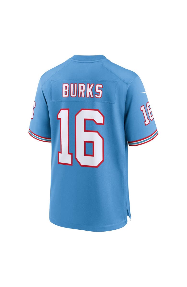 Nike Youth Nike Treylon Burks Light Blue Tennessee Titans Game Jersey, Alternate, color, Light Blue