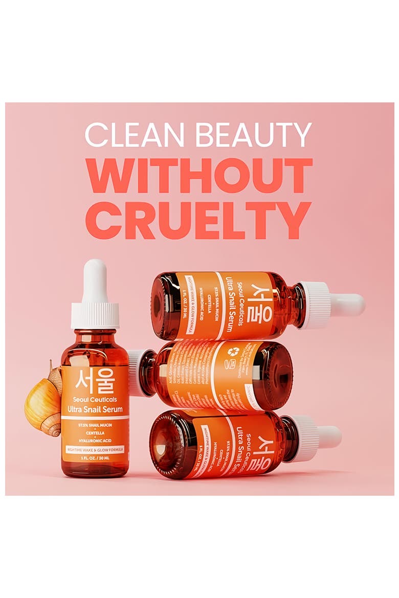 Korean Skincare Ultra Snail Serum, Alternate, color, Clear