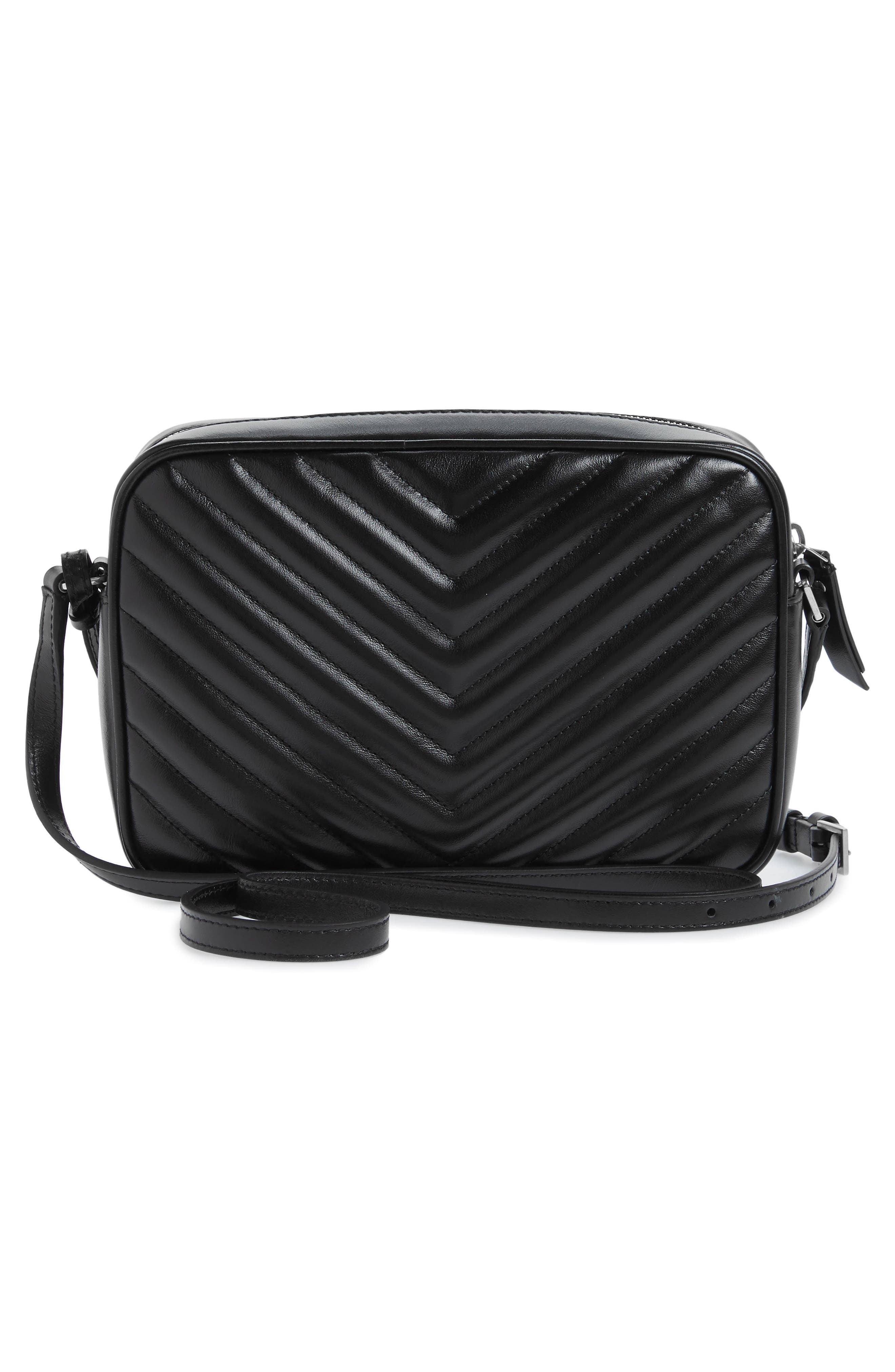Saint Laurent Medium Lou Calfskin Leather Camera Bag, Alternate, color, 