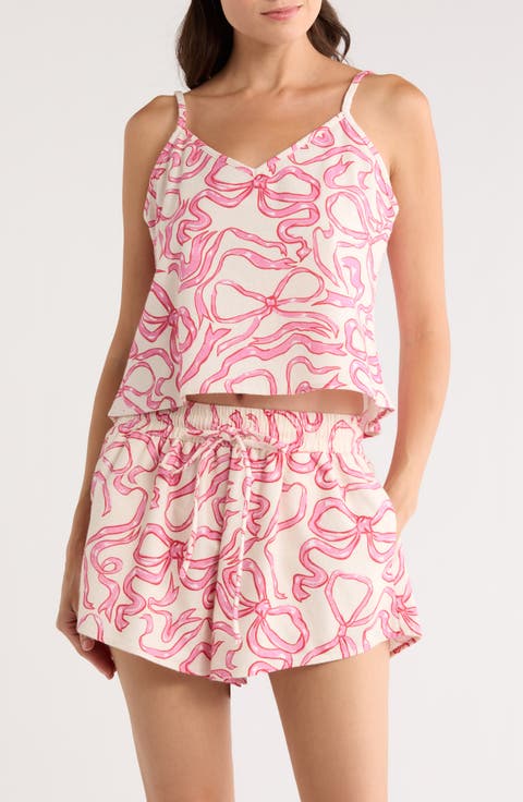 Print Cotton Short Pajamas