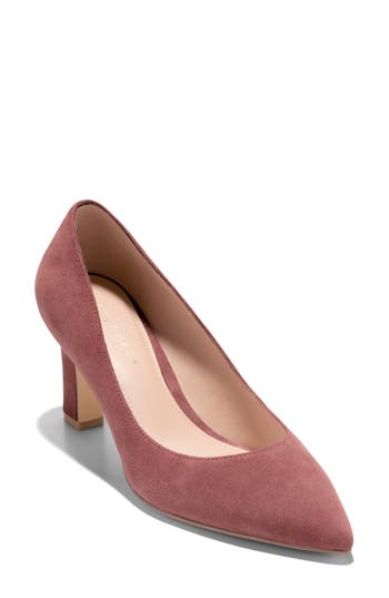 Cole Haan Mylah Pump In Rouge Suede