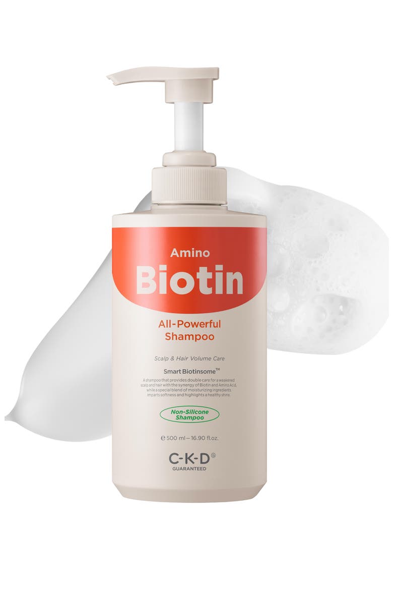 Amino Biotin All-Powerful Shampoo, Main, color, NO COLOR