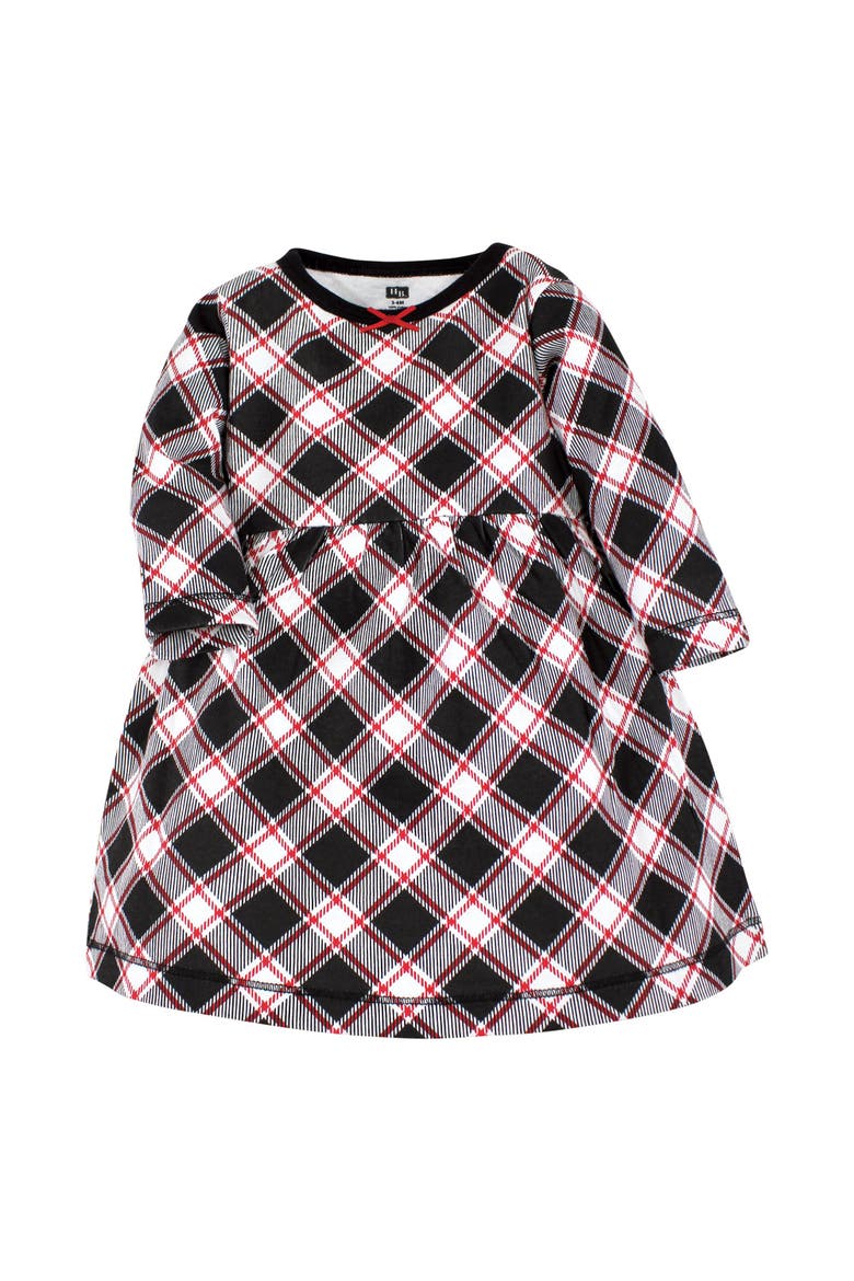 2Pk Long Sleeve Dress, Alternate, color, Winter Bear