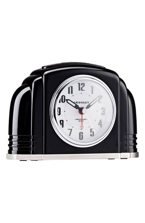 Crosley Art Deco Analog Alarm Clock