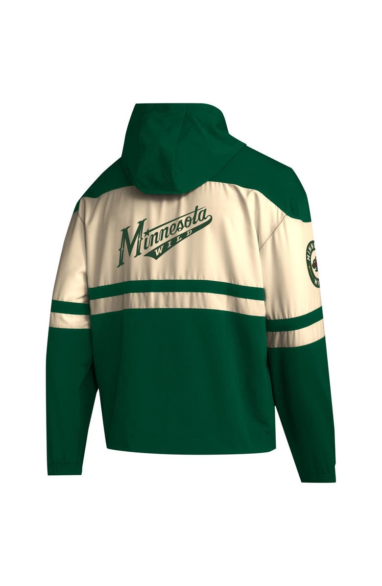 adidas Men's adidas Green Minnesota Wild Full-Zip Hoodie, Alternate, color,