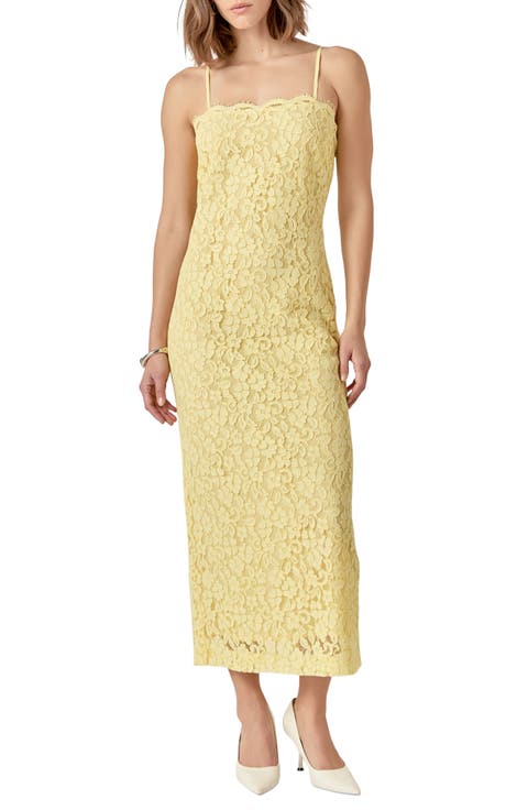 Lacy Column Dress