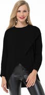 Accouchée Let Loose Crossover Long Sleeve Maternity/Nursing Knit Top