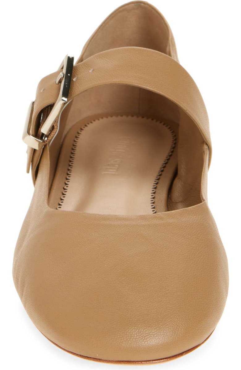 Cinq à Sept Sofia Mary Jane Flat, Alternate, color, Brown Sugar