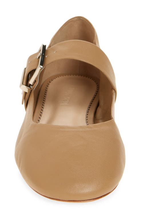 Cinq À Sept Sofia Mary Jane Flat In Brown Sugar
