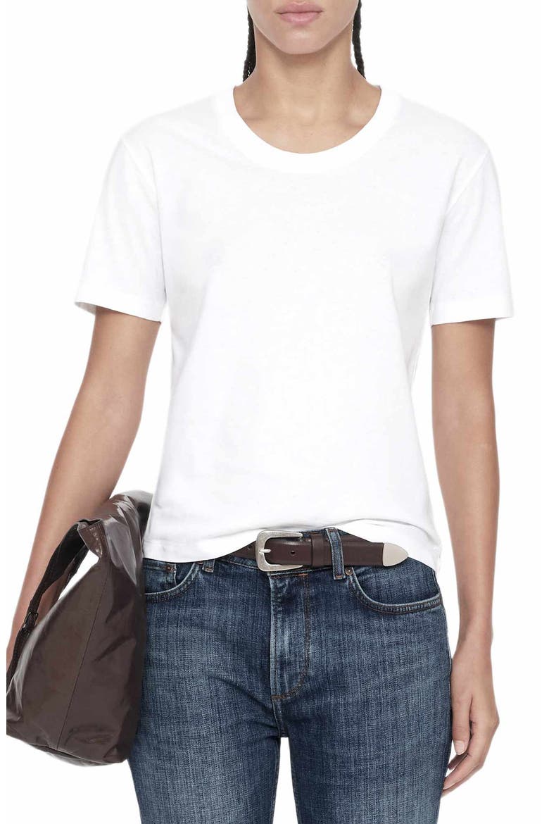 Hela Short Sleeve Tee, Main, color, OPTIC WHITE
