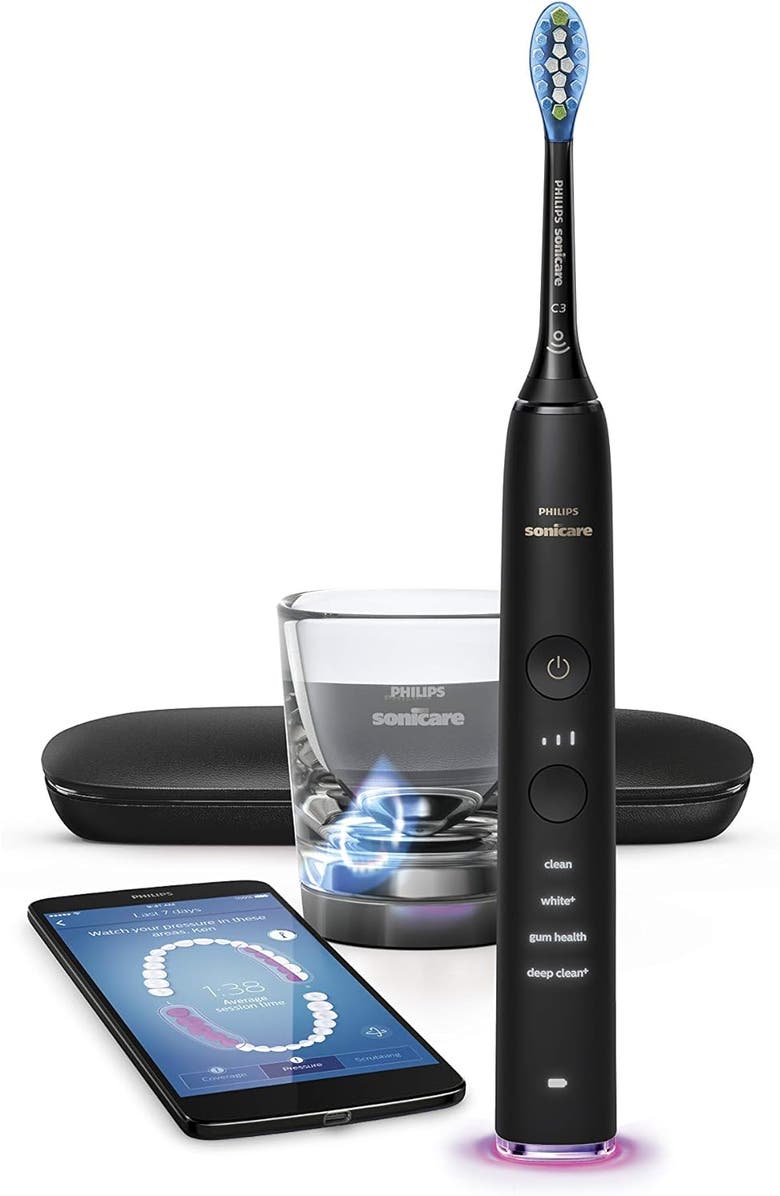 Philips Sonicare DiamondClean Smart 9300 Electric Toothbrush Black, Alternate, color, Black