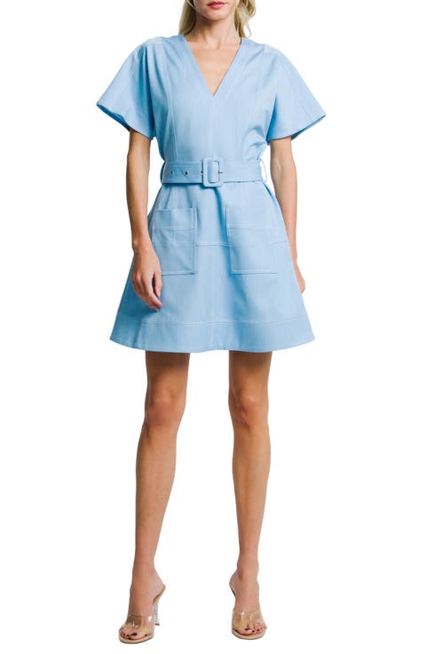 Polly Belted Minidress