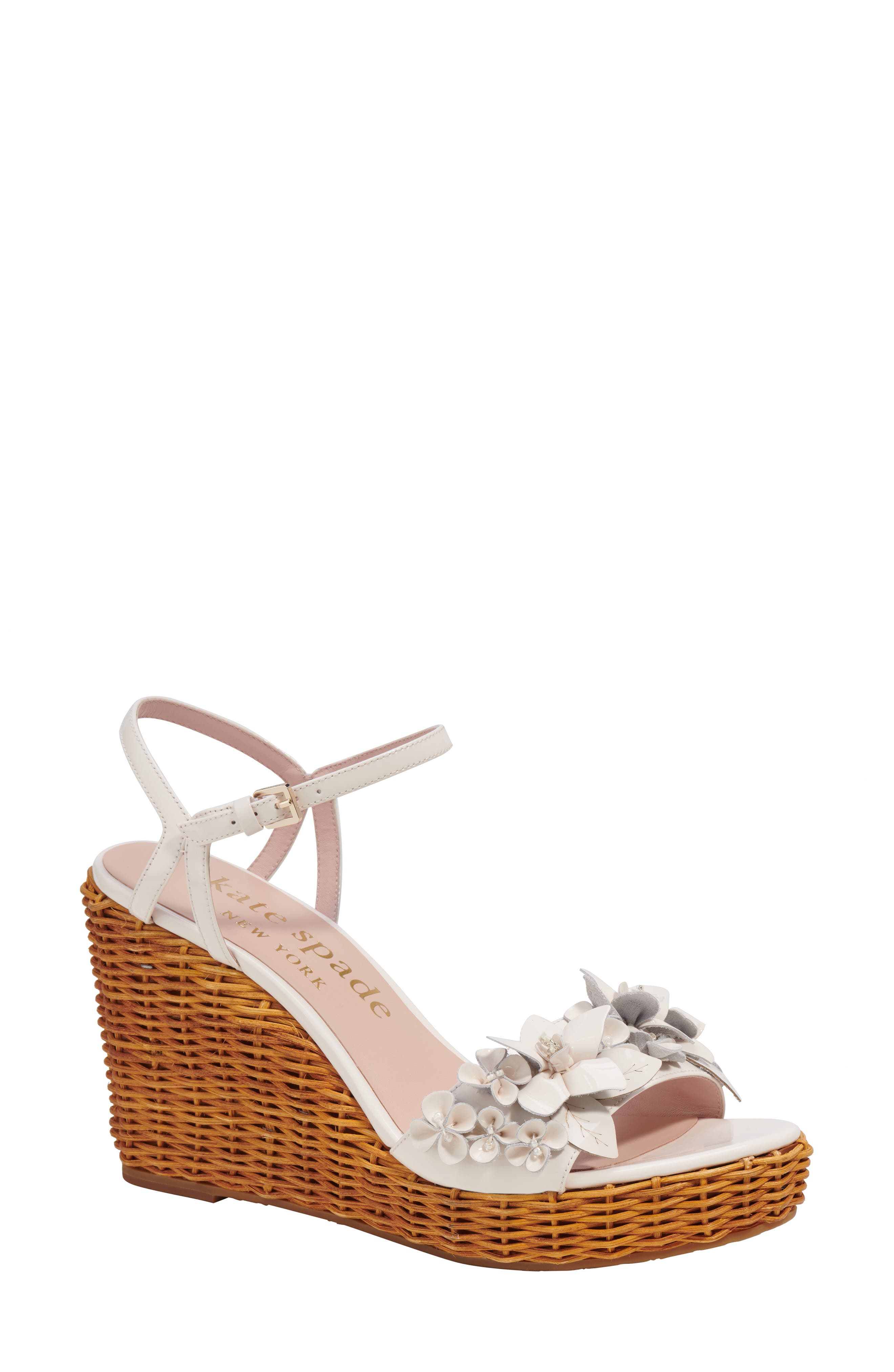 Kate Spade New York fiori wicker wedge sandal